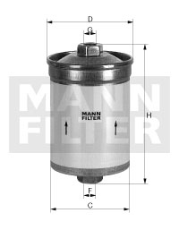 Palivový filtr MANN+HUMMEL GmbH