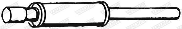 Predný tlmič výfuku WALKER - Tenneco Automotive Europe NV