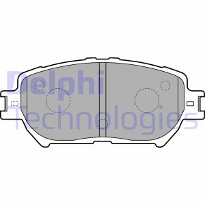 Sada brzdových platničiek kotúčovej brzdy Delphi Deutschland GmbH