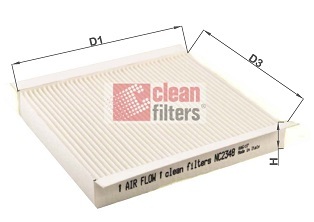 Filter vnútorného priestoru CLEAN FILTER