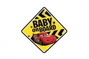 Tabuľka do auta - Dieťa v aute - BABY ON BOARD ...
