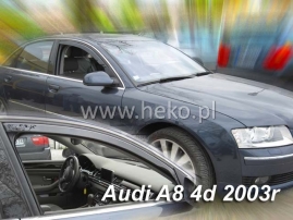 Deflektory na Audi A8, 4-dverová, r.v.: 2003 - 2009