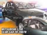Deflektory na Mitsubishi L-200 Club Cab, 2-dverová, ...