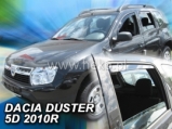 Deflektory na Dacia Duster, 5-dverová (+zadné), ...