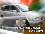 Deflektory na Hyundai Trajet, 5-dverová (+zadné), ...
