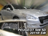 Deflektory na Peugeot 508 combi, 5-dverová (+zadné), ...